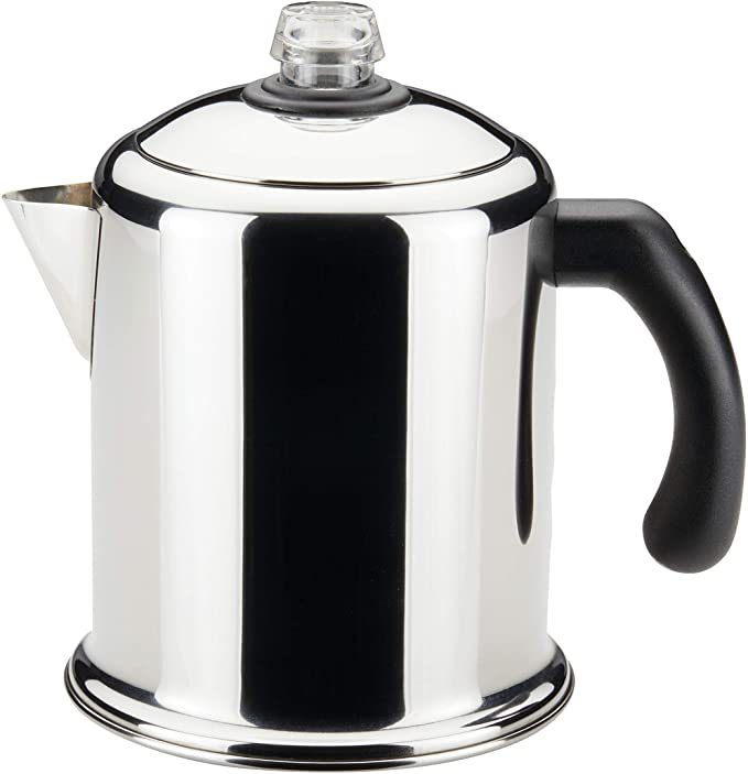 Farberware Classic Stainless Steel Yosemite 8-Cup Coffee Percolator